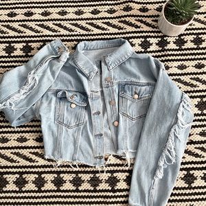 Forever 21 CROP DENIM JACKET